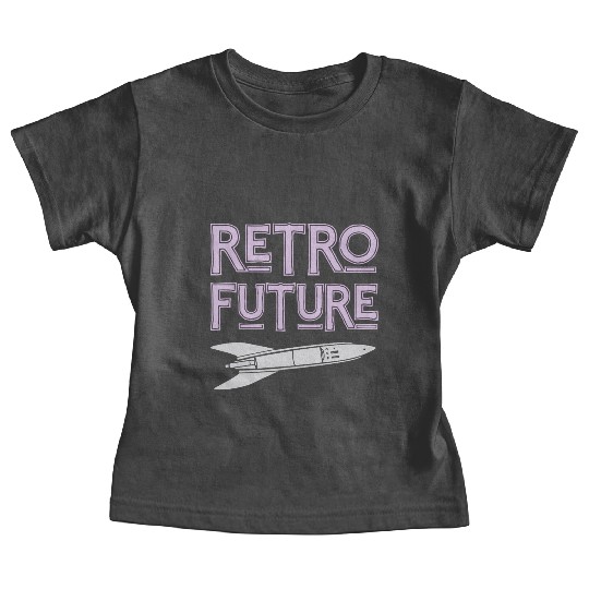 Retro Future Rocket Nostalgia Baby Tees