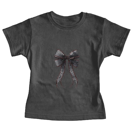 lace bow Baby Tees