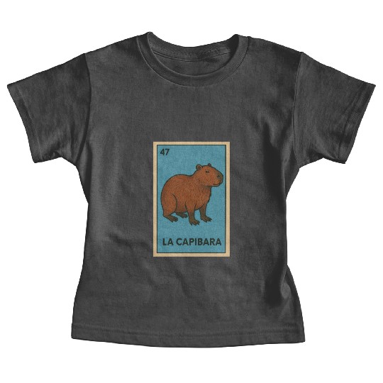 LA CAPIBARA - THE CAPYBARA - LOTERÍA CARD Baby Tees