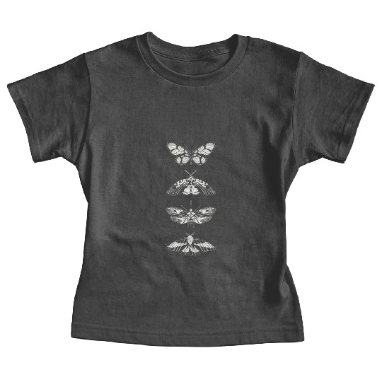 Black Butterfly Bold Leap Baby Tees