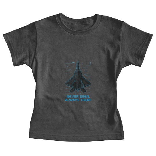 Stealth Fighter Jet Baby Tees – Futuristic Military