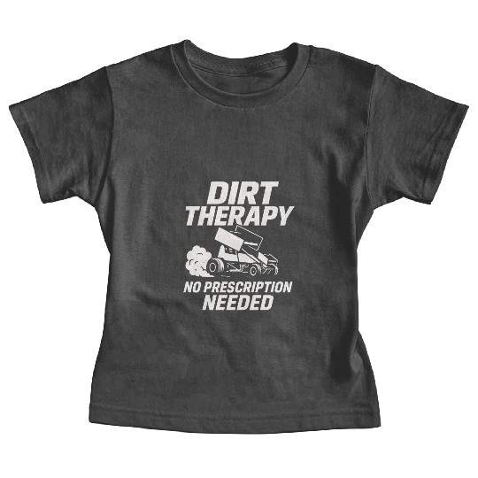 Sprint Car Racing Dirt Track Speed Oval Race Baby Tees