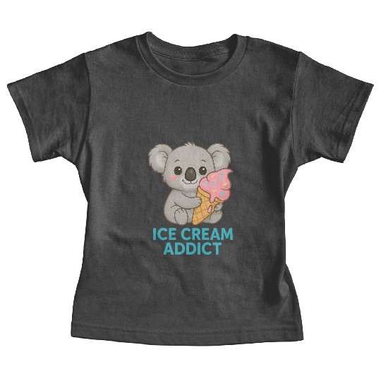 Ice Cream Addict Baby Tees