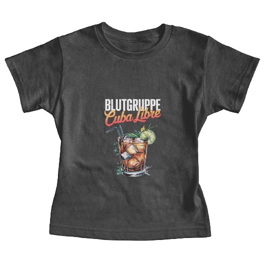 Blutgruppe Cuba Libre Cocktail Bartender Baby Tees