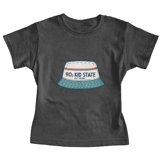 90s Kid State Of Mind Bucket Hat Retro 90s Baby Tees