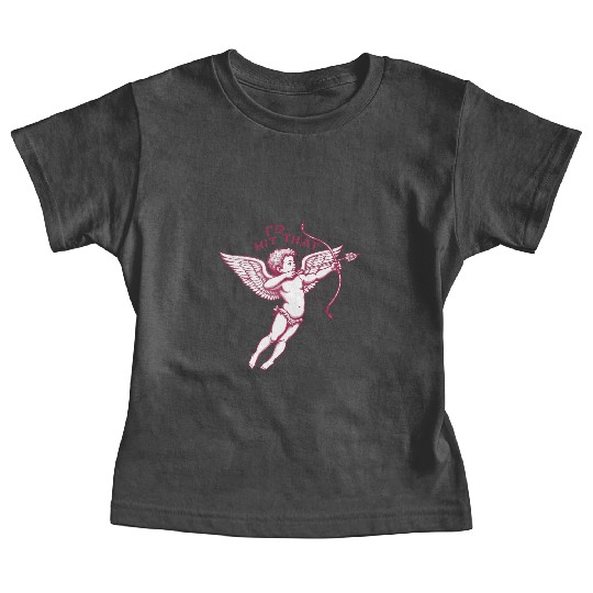 Pink Cupid Valentine's Day Design Baby Tees