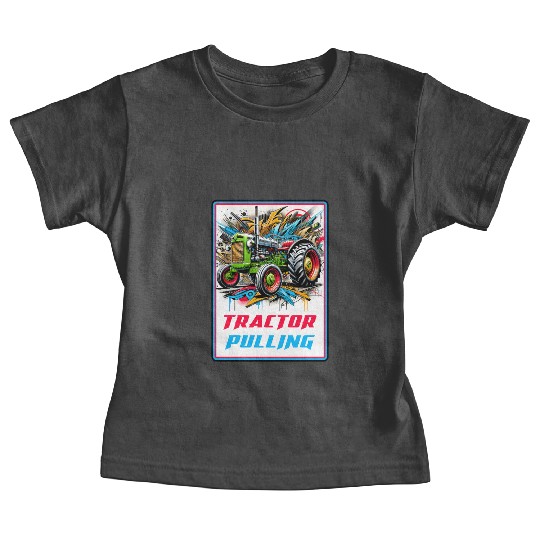 Tractor Pulling Power Baby Tees