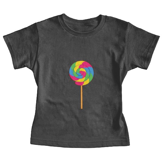 Lollipop Rainbow Sucker Candy Halloween Costume Baby Tees
