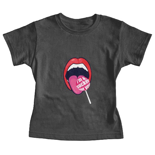 I m a Sucker For You Candy Pop Fans Lollipop 01 Baby Tees
