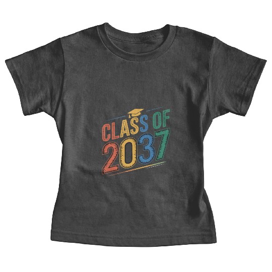 Class of 2037 Grow With Me, Funny back to school Baby Tees