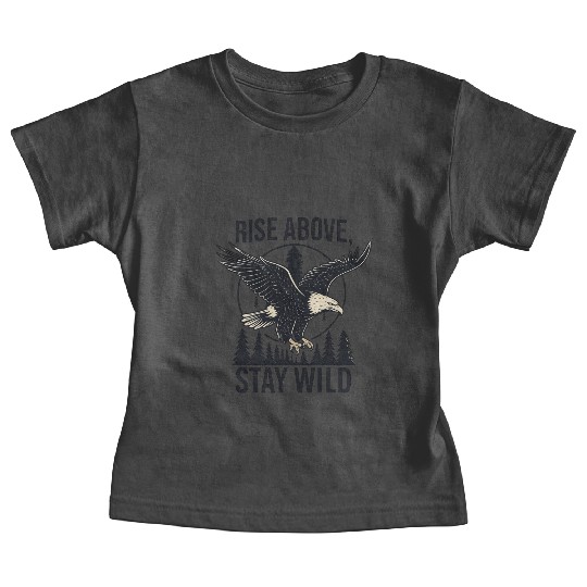 Soar Fierce, Live Free – Bald Eagle Wilderness Des Baby Tees