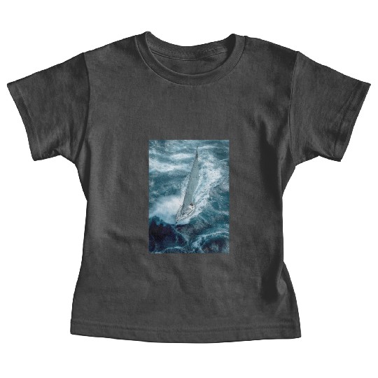 Fearless Voyage in Turbulent Waters Baby Tees