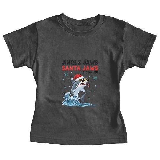 Jingle Jaws – Santa Jaws Is Coming to Town Baby Tees