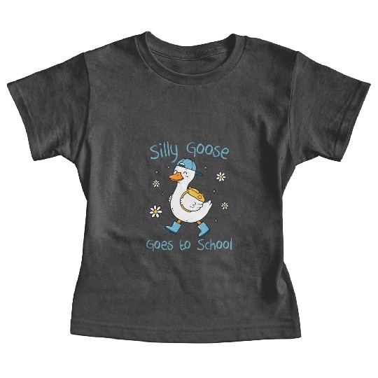 Silly Goose Back to School Funny Baby Tees
