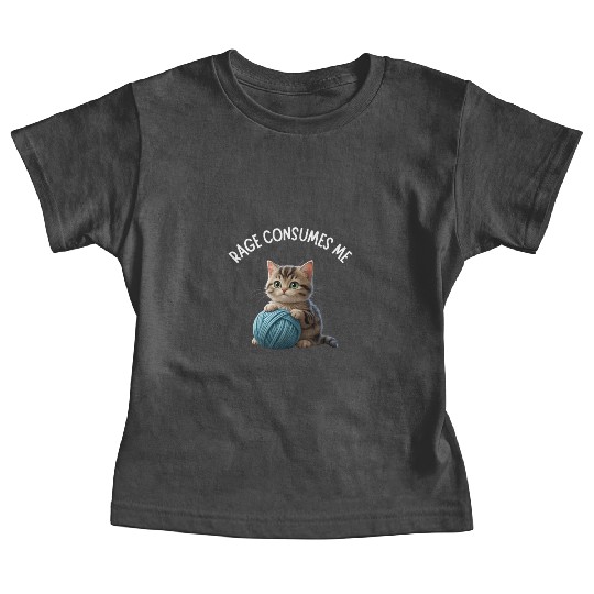 Cute Angry Cat Baby Tees