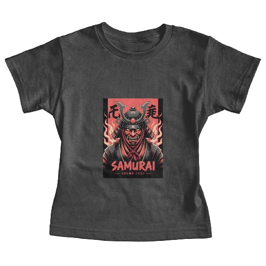 Fire Oni Samurai – Warrior Spirit Art Baby Tees