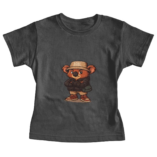 Cool Chameleon Streetwear Mascot - Urban Style Baby Tees