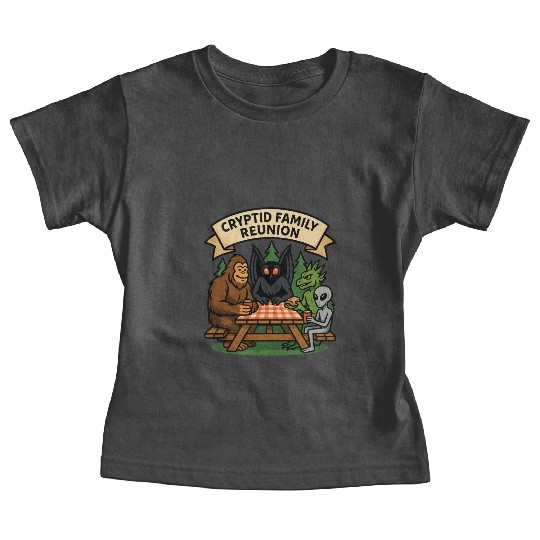 Cryptid Family Reunion Baby Tees