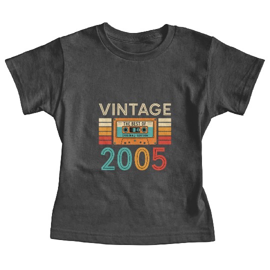 Vintage Cassette Tape 2005 Design Baby Tees