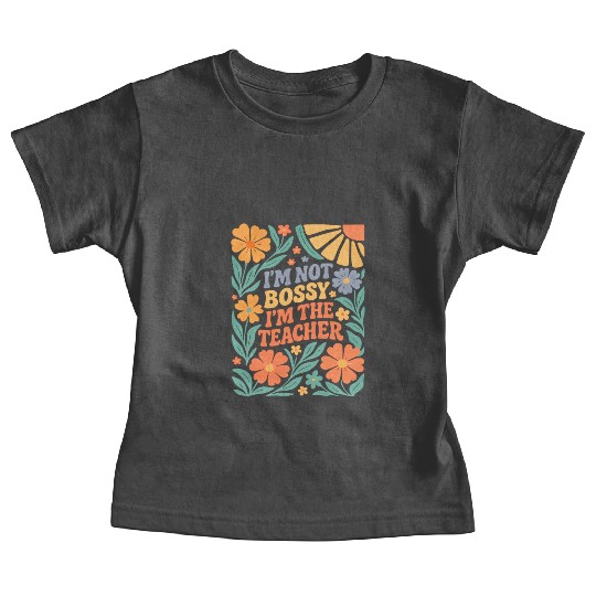 Floral Teacher Affirmation Baby Tees