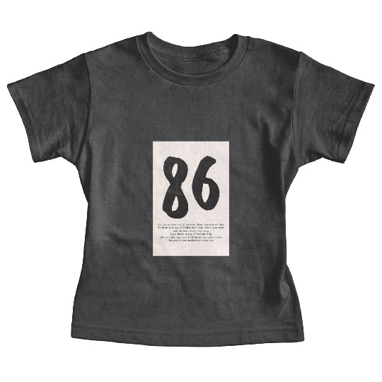 Psalm 86 Minimalist Christian typography poster Baby Tees