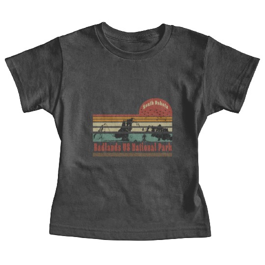 Badlands US National Park South Dakota Travel Baby Tees