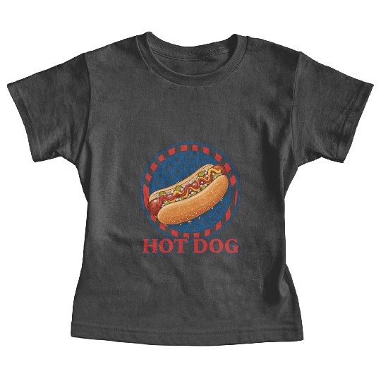 Hotdog America Baby Tees