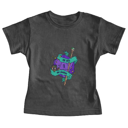 Laughing Dice Wizard Baby Tees