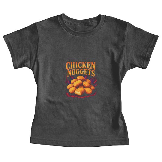Chicken Nuggets Favorite Food Weird 90s Nuggets Baby Tees