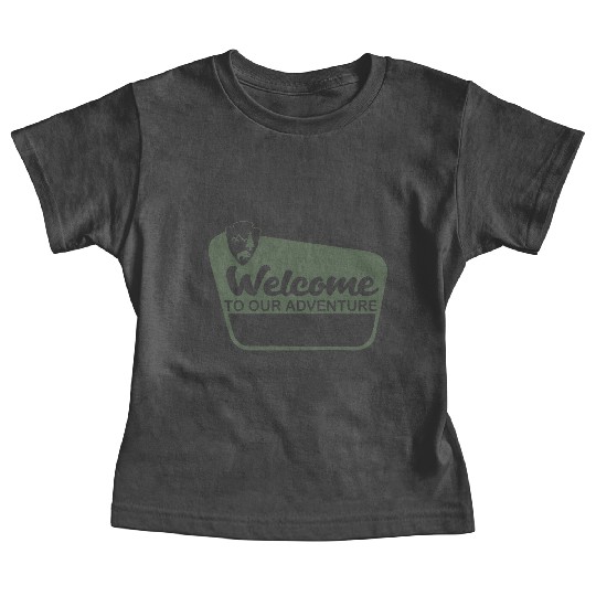 Nature-Inspired Wilderness Trek Design Baby Tees