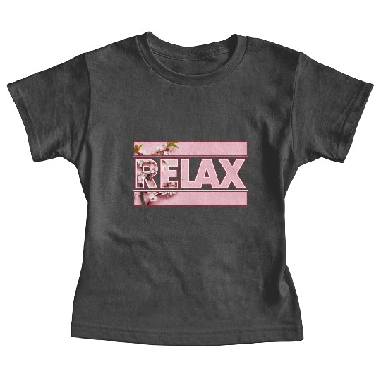 Cherry Blossom Relax Logo Baby Tees