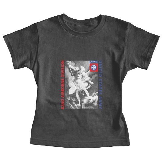 82nd Airborne - Saint Michael Baby Tees