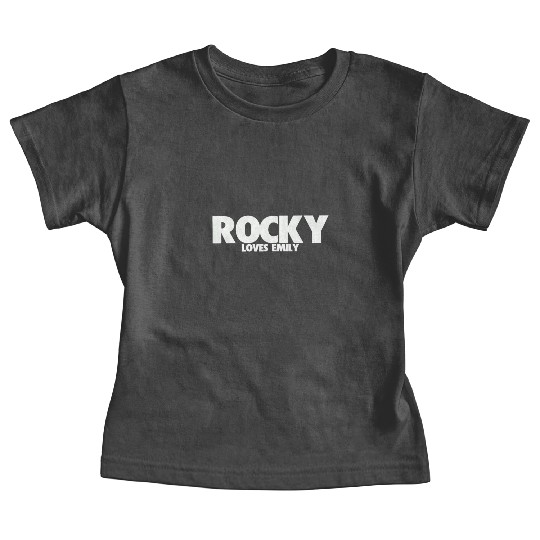 ROCKY LOVES EMILY Baby Tees