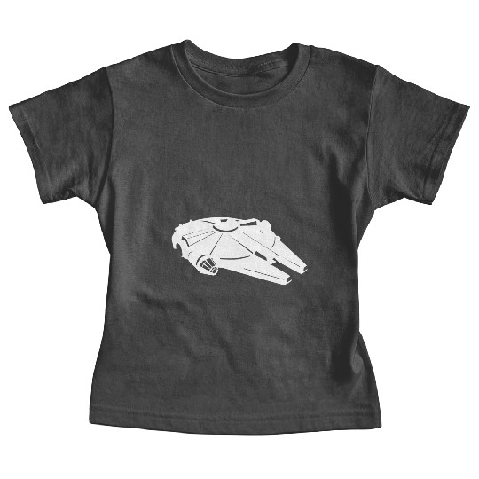 Millennium Falcon White Baby Tees