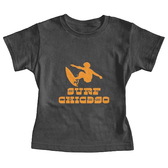 Surf Surfing Chicago Baby Tees