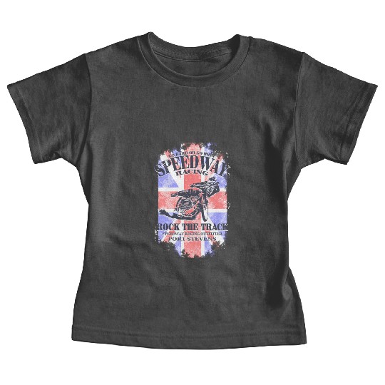 UK Speedway Racing Baby Tees
