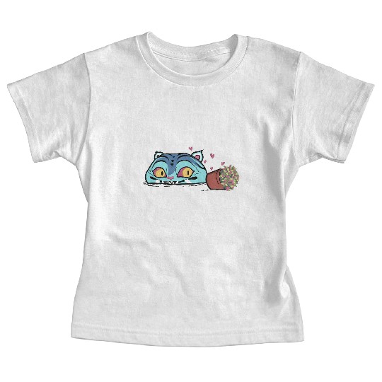 Demon Hunter Tiger Baby Tee, Kpop Tiger Shirt, Derpy Tiger and Bird Tee