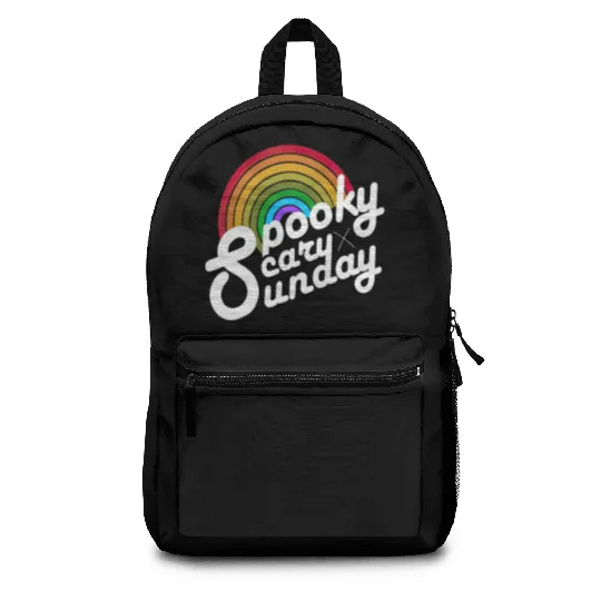 Spooky Scary Sunday Backpacks, Spooky Sunday Unisex
