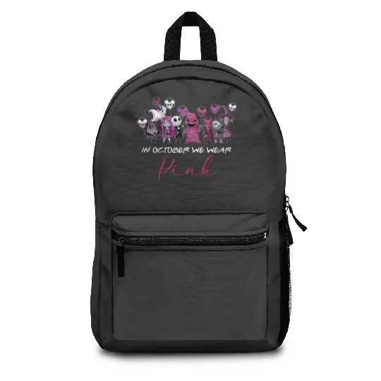 Disney Halloween Backpacks, In October We wear Pink, Oogie Boogie 2022