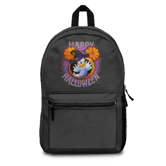 Daisy Duck Halloween Backpacks, Happy Halloween Backpacks, Daisy Halloween Backpacks, Disney Daisy Backpacks, Halloween Backpacks Women, Fall Backpacks