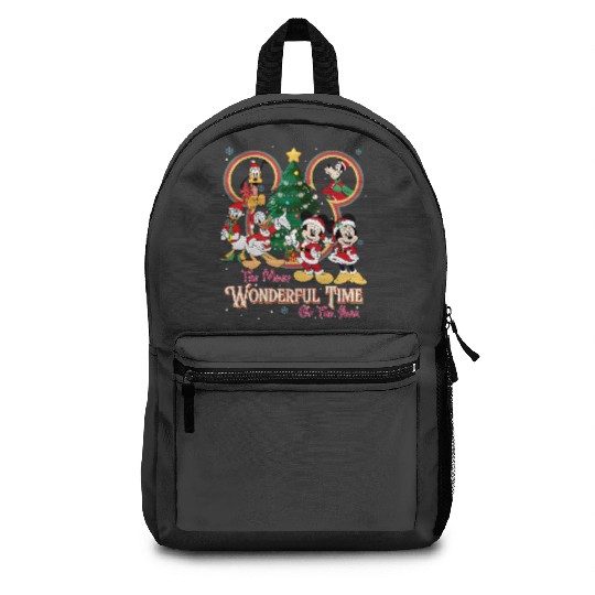 Disney Mickey And Friends The Most Wonderful Time Of The Year Christmas Backpacks