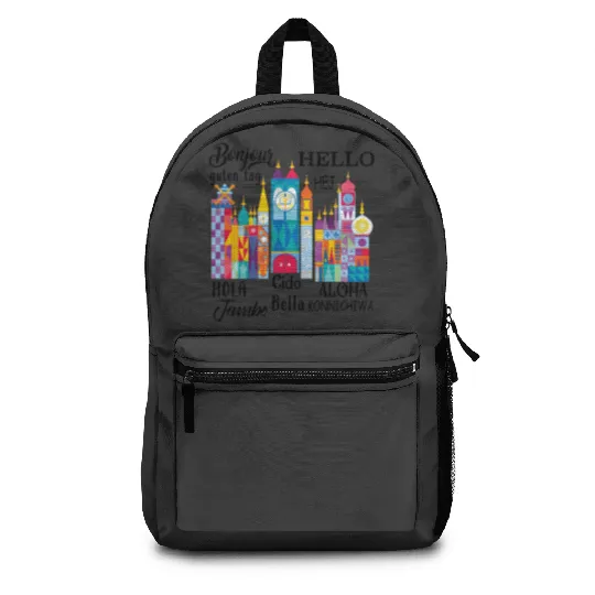It's a Small World Backpacks, Disney Backpacks, Disney Small World, Many Languages Backpacks