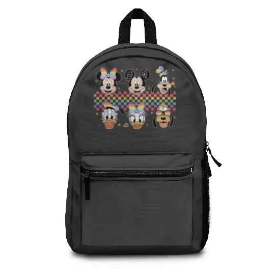 Mickey and Friends Checkered LGBT Disney Pride Backpacks, WDW Disneyland Gay Days