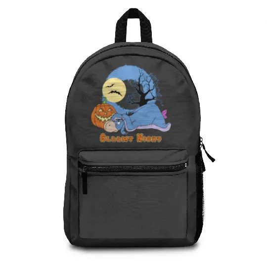 Bloomy Night Eeyore Halloween Backpacks, Disney Eeyore Winnie The Pooh Halloween Backpacks