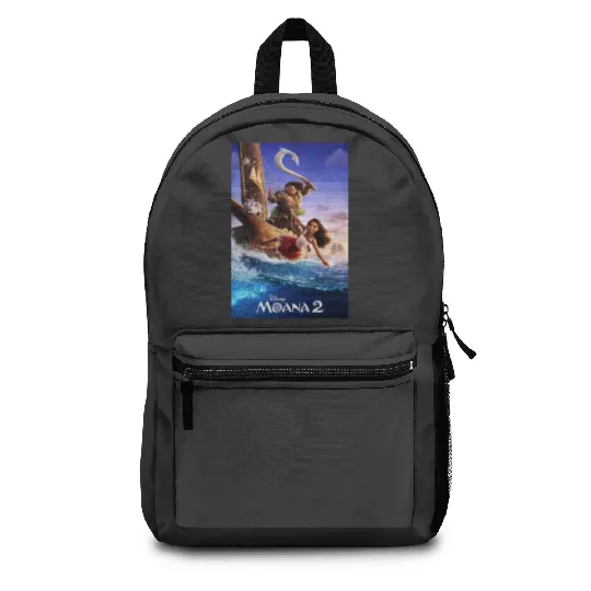 Disney Moana 2 Set Sail  Movie Teaser Poster & Logo Backpacks