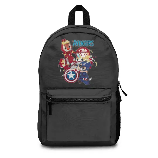Disney Chip And Dale Avengers Backpacks, Chip And Dale Backpacks