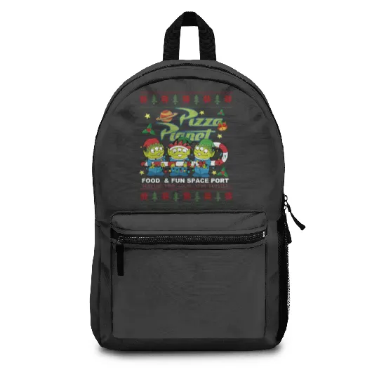 Disney Christmas Toy Story Pizza Planet Aliens Backpacks