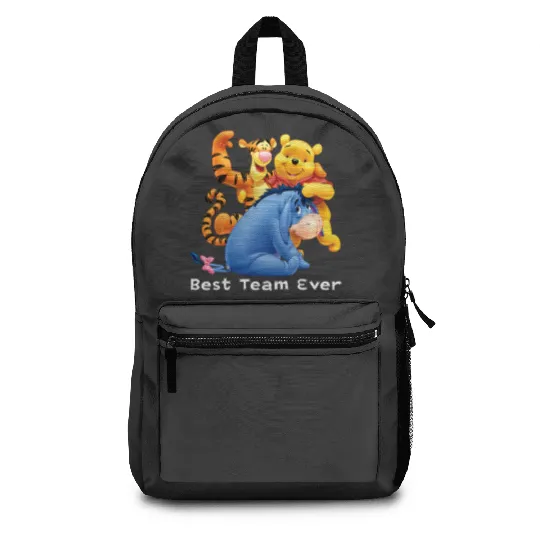 Disney Best Team Ever Backpacks, Disneyworld Eeyore Winnie The Pooh Tiger Backpacks, Animal Kingdom Backpacks