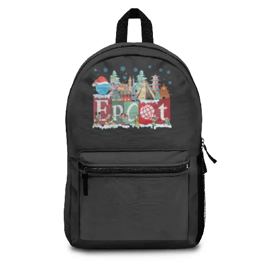 Disney Epcot Christmas Backpacks, Joy to the World Christmas 2023 Backpacks