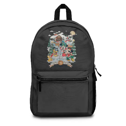 Discover Disney World Christmas Backpacks, Merriest Place In the World Backpacks